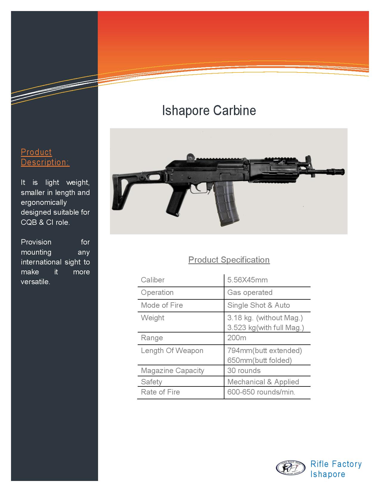 Ishapore Carbine